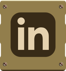 a button linking to LinkedIn