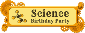 Science Birthday Button
