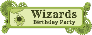 Wizards & Potions Birthday Button