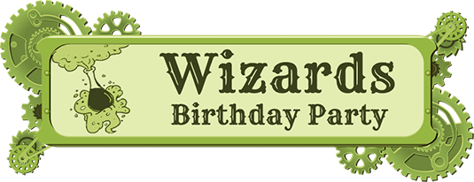 Wizards & Potions Birthday Button